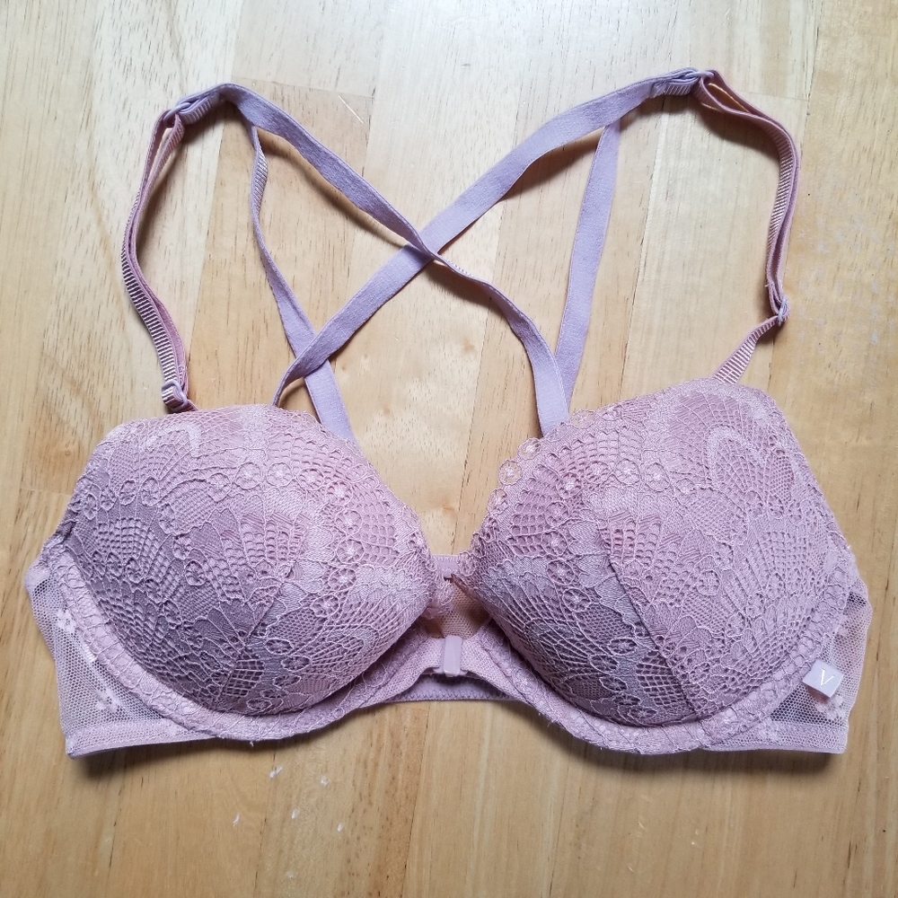 Victoria's Secret push up lace racerback 32B